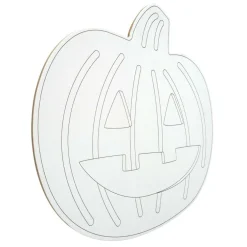 Halloween Color Your Own Jack-O'-Lantern Printed Shaped Canvas, 2ct. by Creatologyâ„¢