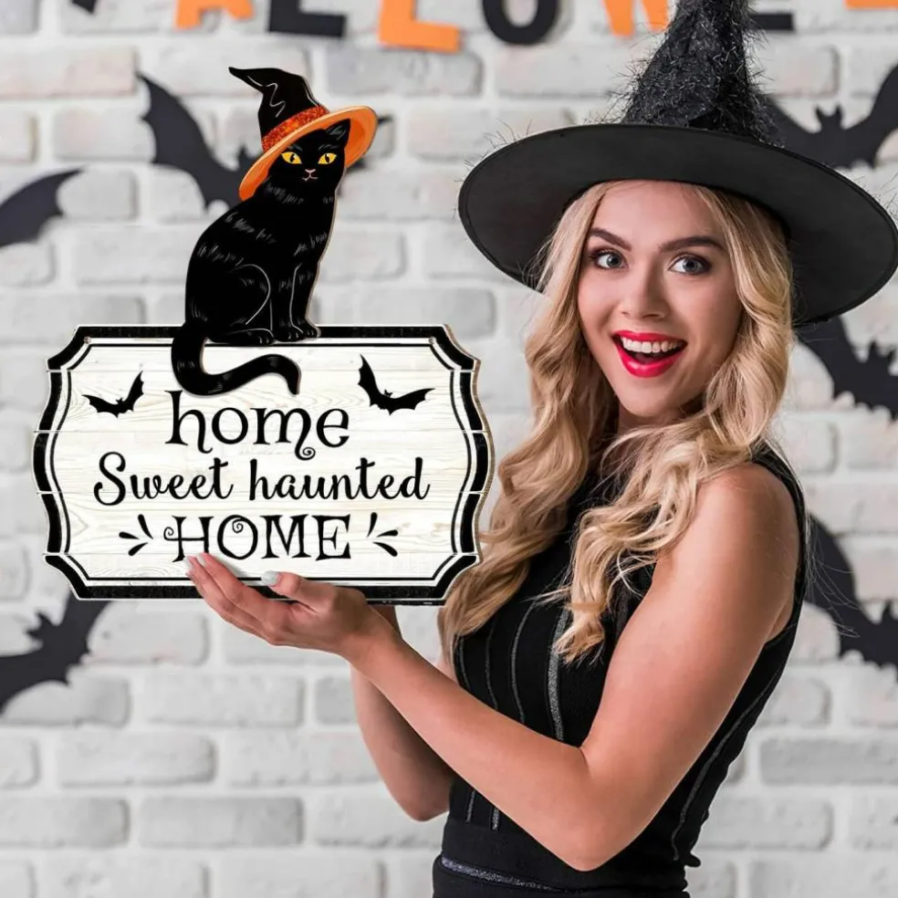 Halloween Decorations 3D Black Cat