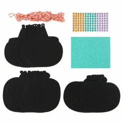 Halloween Felt Jack-O'-Lantern Ornament Kit by Creatologyâ„¢