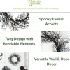 30" Halloween Gazing Eyeballs Twig Wreath