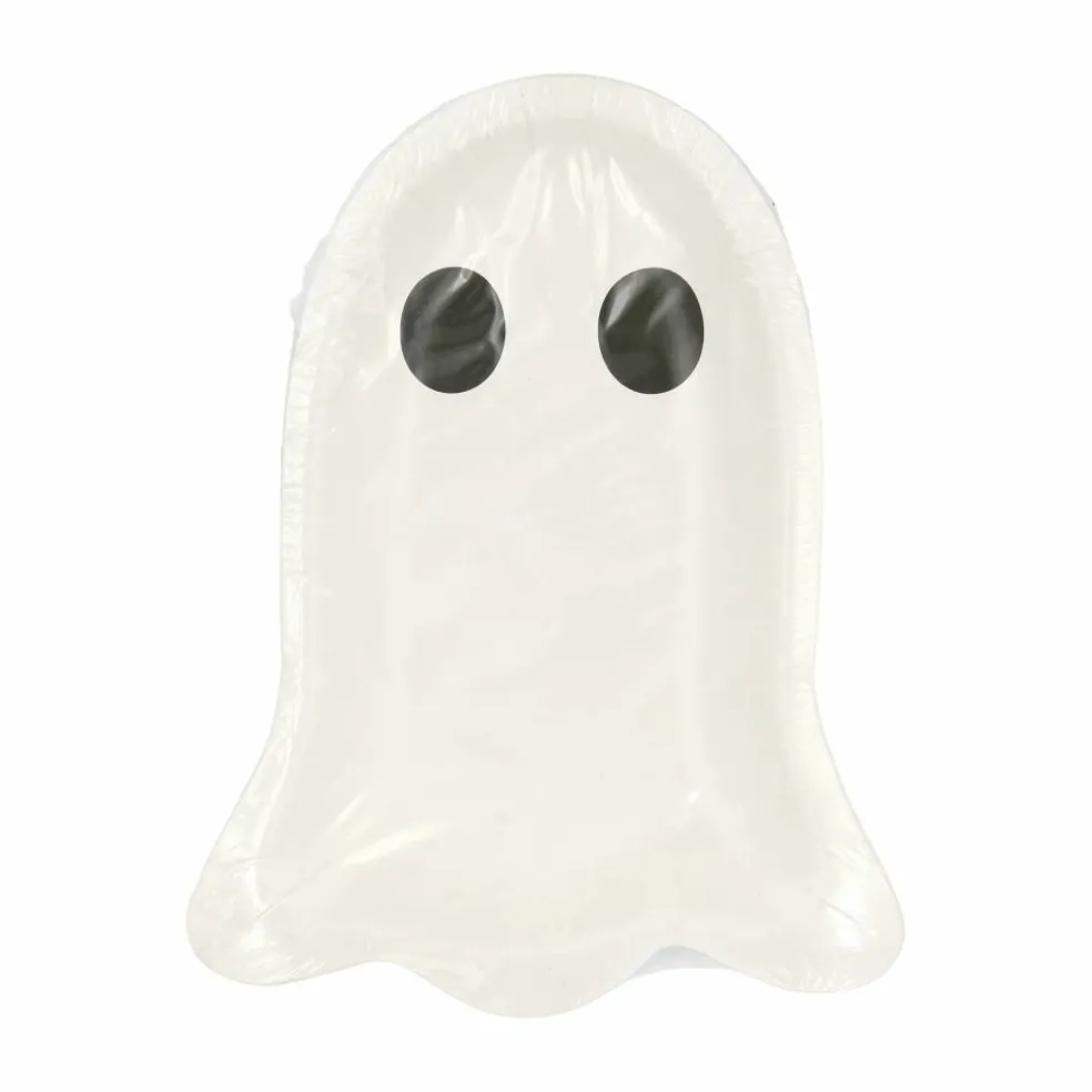 7" Halloween Ghost Paper Snack Plates, 10ct. by Celebrate It™