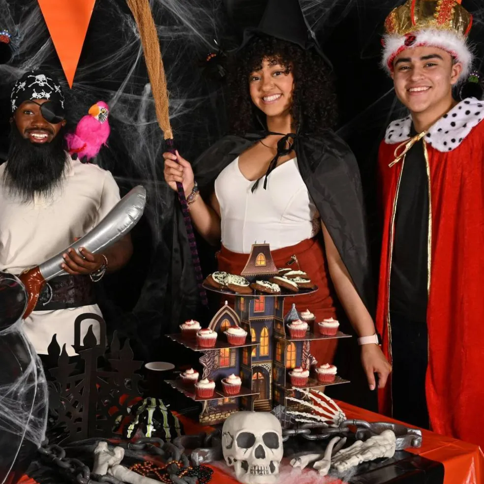 Halloween Haunted House Cupcake Stand