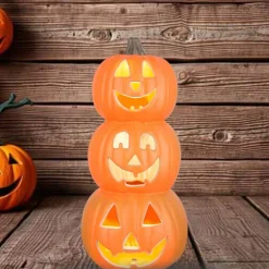 Halloween Haunted Living Light Up Jack-O-Lantern 18.11