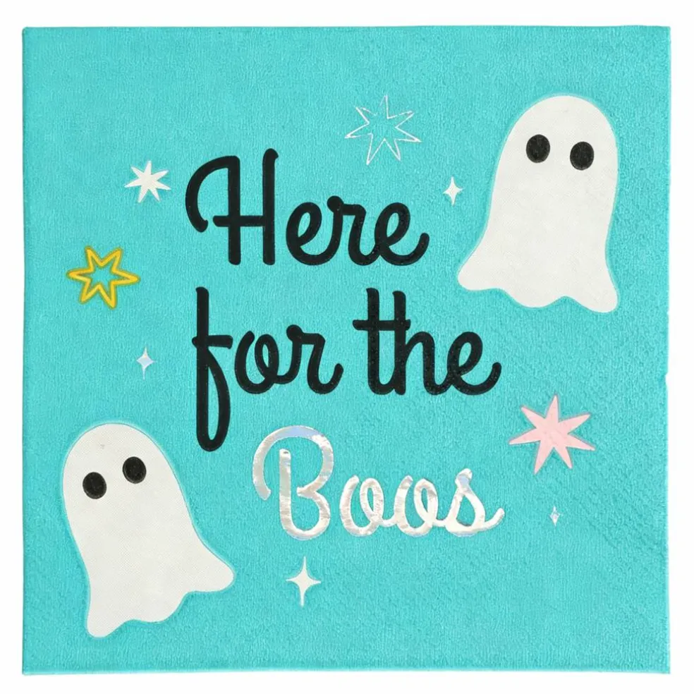 Halloween Here for the Boos Paper Beverage Napkins, 20ct. by Celebrate It™