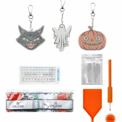Halloween Icons Diamond Art Keychain Kit by Make Market®