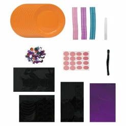 Halloween Jack-O'-Lantern Paper Plate Ornament Group Kit by Creatology™