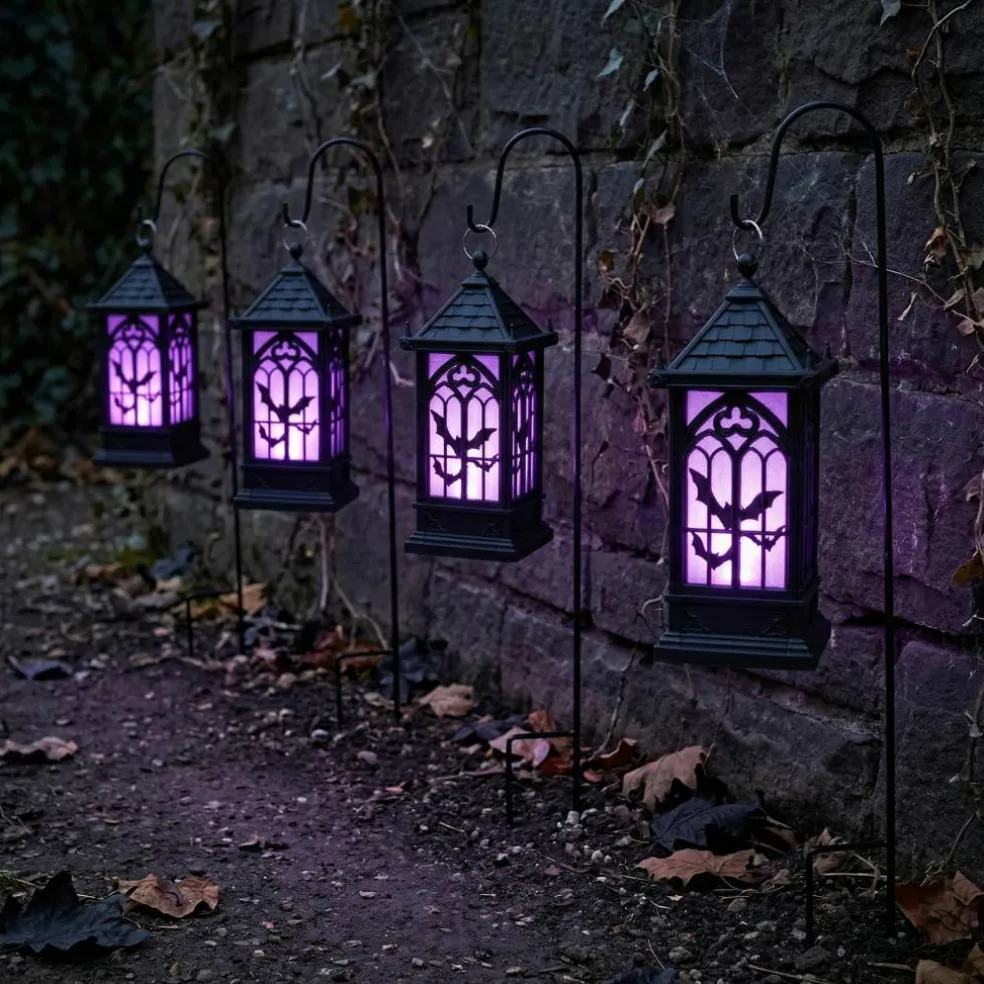 28" Halloween LED Lantern Pathway Markers, 4ct. by Ashland®