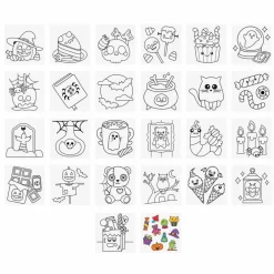 Halloween Mini Coloring Pad by Little Yellow Bicycle®