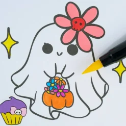 Halloween Mini Coloring Pad by Little Yellow Bicycle®