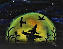 Halloween Painting - Harold the Scarecrow Acrylic Painting Kit and Video Lesson, Scary Painting, Halloween Craft, Paint Party, Beginner Painting, Halloween DIY