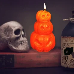 Halloween Pumpkin Silicone Molds for Candle Making(Pumpkin)
