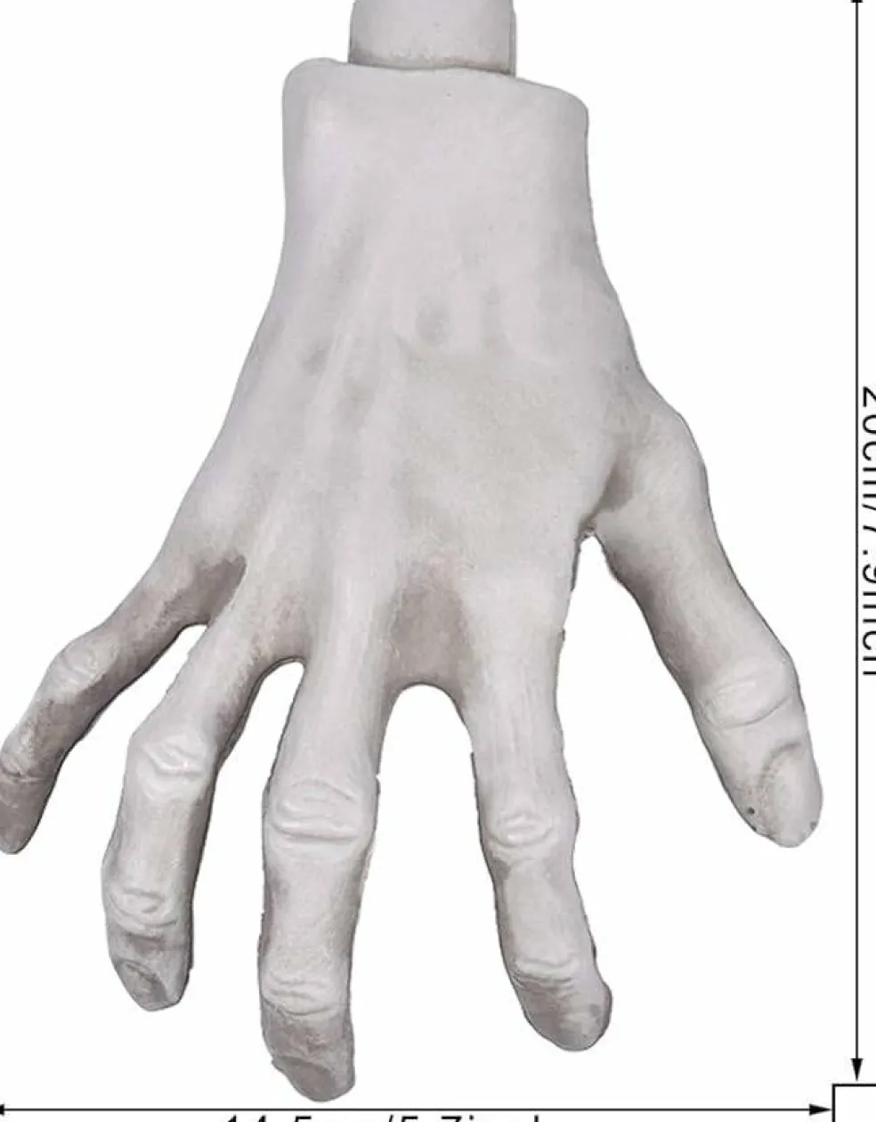 Halloween Skeleton Hands – Realistic Life-Size Zombie Hands, 1 Pair