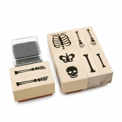 Halloween Skeleton Wood Stamps & Ink Pad Set by Recollections™