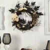 24" Halloween Skull & Bones Wreath