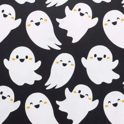 Halloween Smiling Ghosts Fleece Throw Cozy Seasonal Home Decor