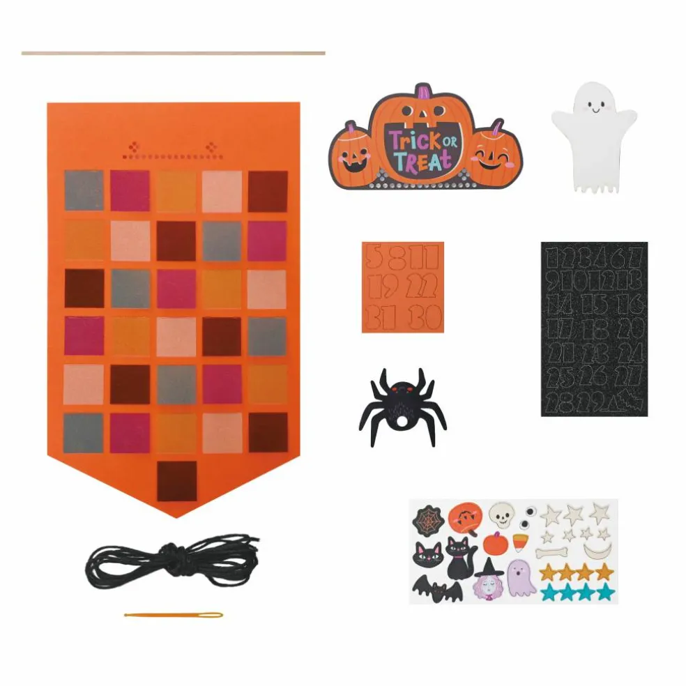 Halloween Trick or Treat Felt Countdown Banner Craft Kit by Creatology™