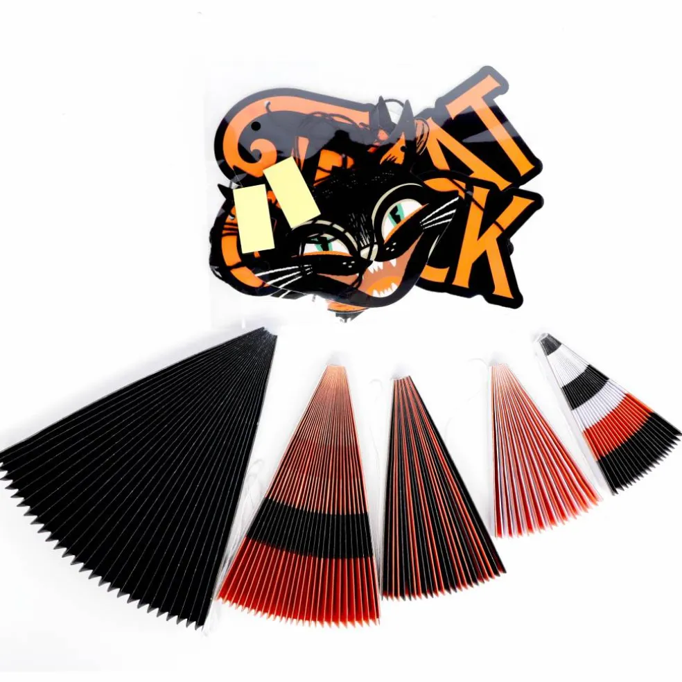 Halloween Trick Treat Paper Fan Kit by Celebrate It™
