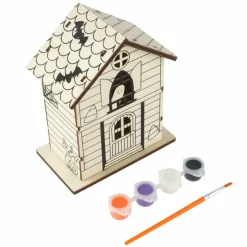 Halloween Wood Haunted House Kit by Creatology™