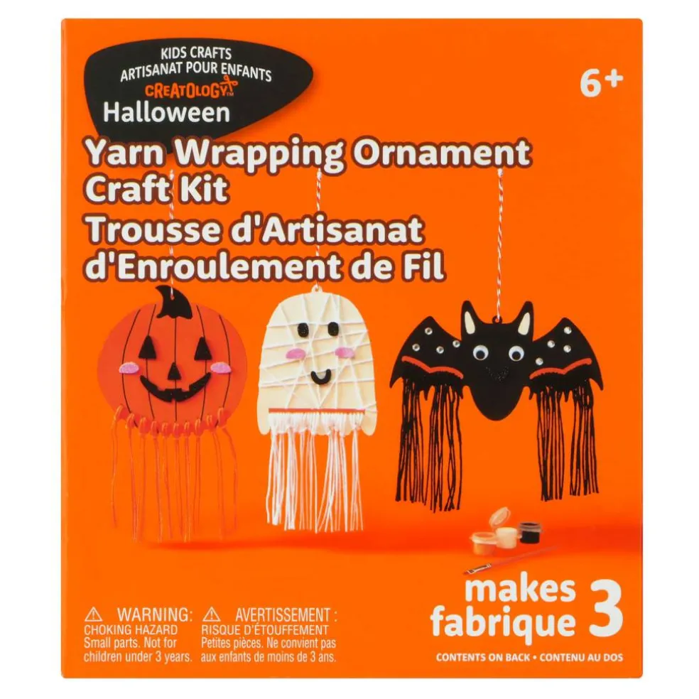 Halloween Yarn Wrapping Ornament Craft Kit by Creatology™