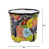 10" Handmade Mexican Talavera Ceramic Planter