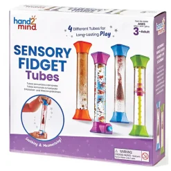 hand2mind® 8" Sensory Fidget Tubes, 4ct.