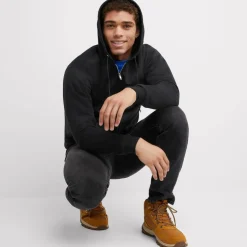 Hanes EcoSmart Fleece Full-Zip Men's Hoodie