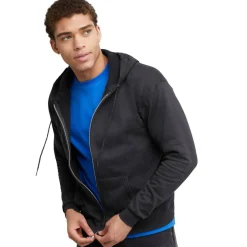 Hanes EcoSmart Fleece Full-Zip Men's Hoodie