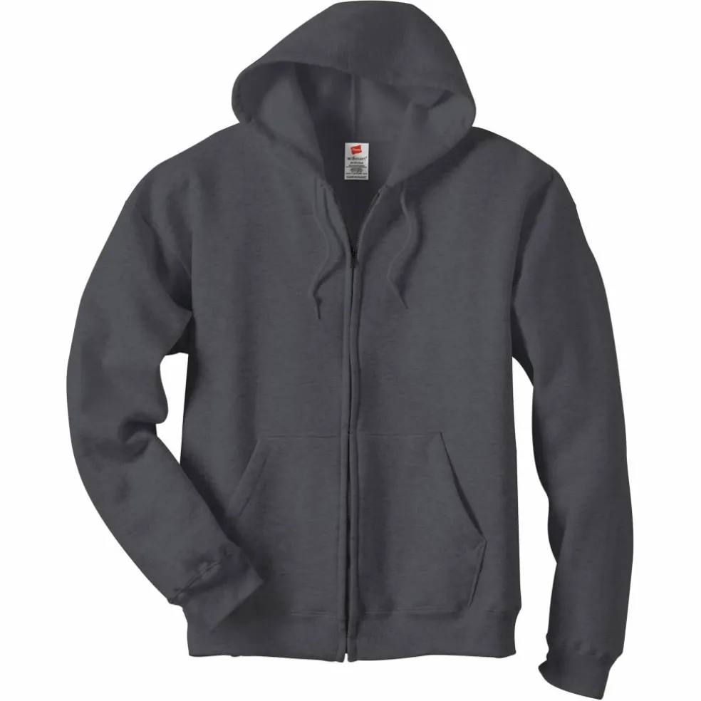 Hanes EcoSmart Fleece Full-Zip Men's Hoodie