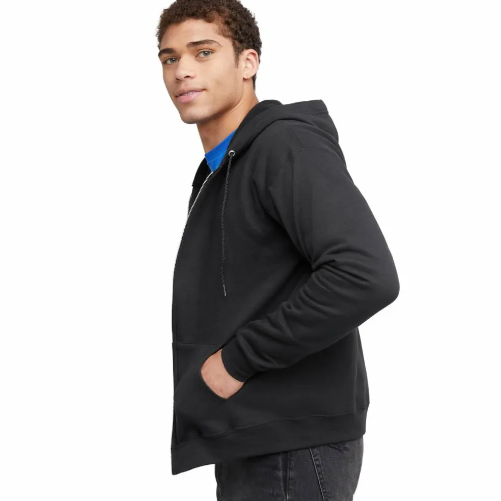 Hanes EcoSmart Fleece Full-Zip Men's Hoodie