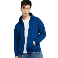 Hanes EcoSmart Fleece Full-Zip Men's Hoodie