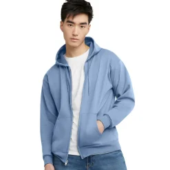 Hanes EcoSmart Fleece Full-Zip Men's Hoodie