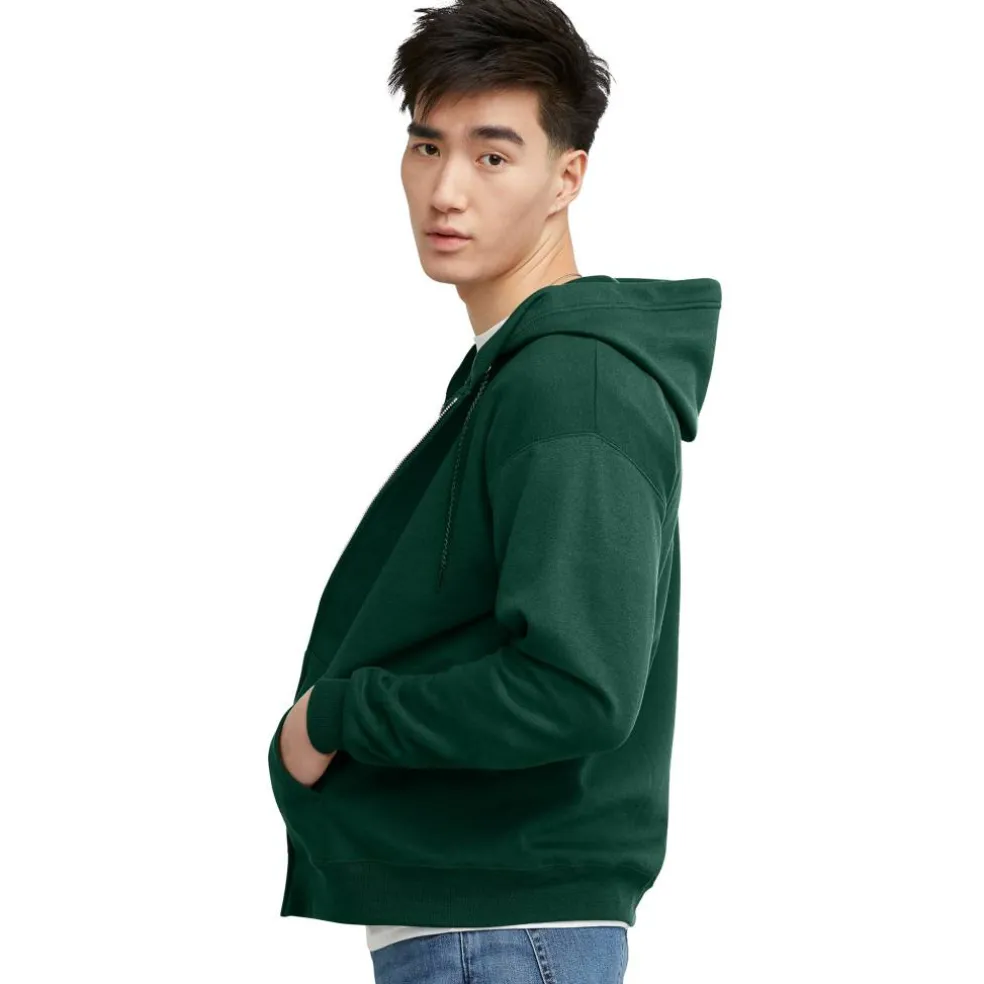 Hanes EcoSmart Fleece Full-Zip Men's Hoodie