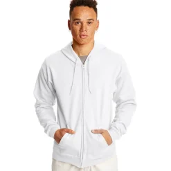 Hanes EcoSmart Fleece Full-Zip Men's Hoodie