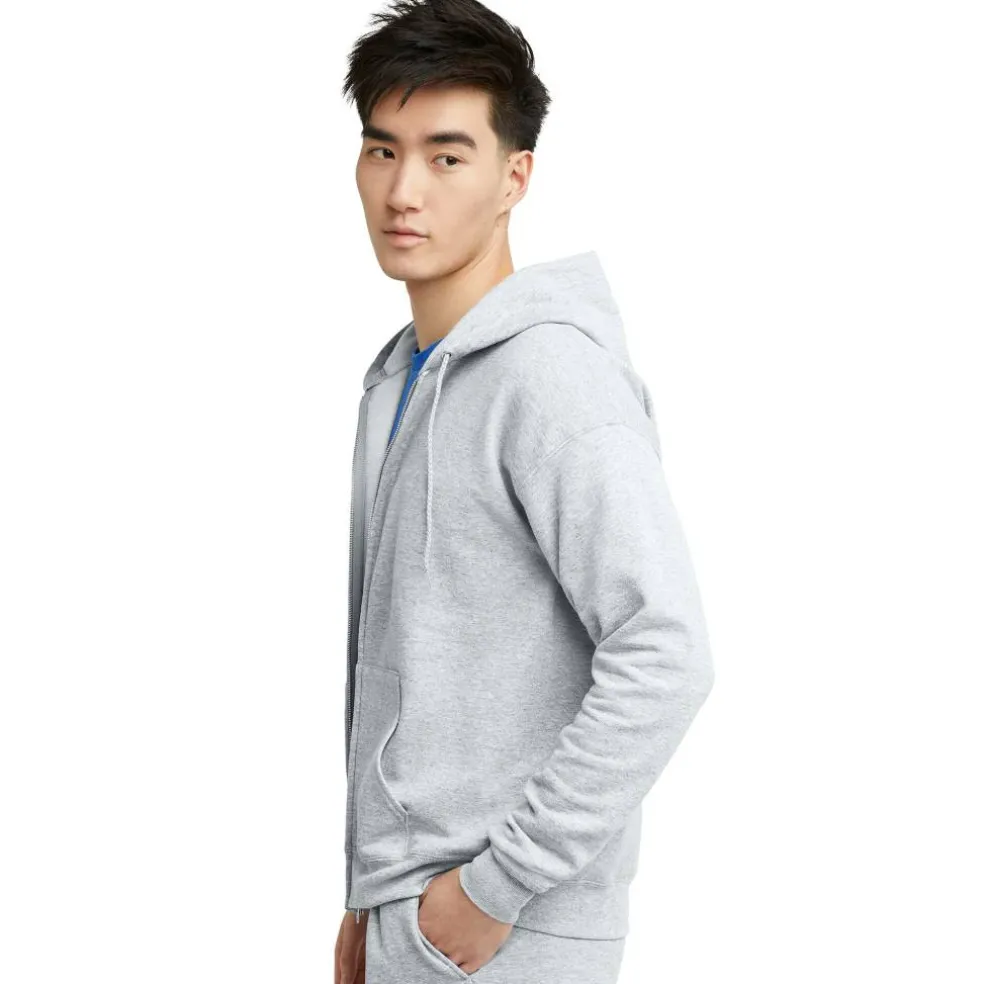 Hanes EcoSmart Fleece Full-Zip Men's Hoodie