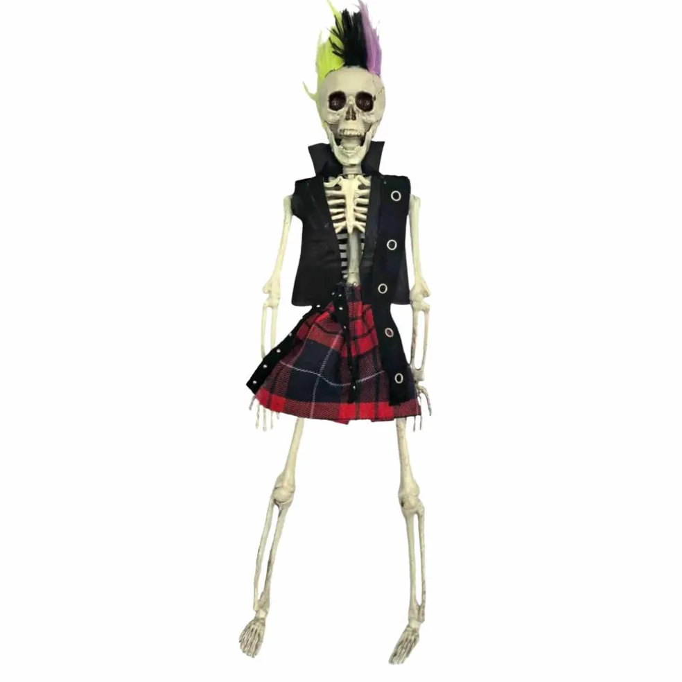 16" Hanging Punk Skeleton by Ashland®
