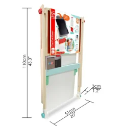 Hape Standing Easel Double-Sided Chalkboard & Whiteboard