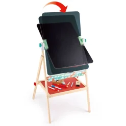 Hape Standing Easel Double-Sided Chalkboard & Whiteboard