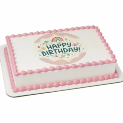 Happy Birthday! Edible Icing Sheets- Assorted Image Cake Toppers-Frosting Sheets- Cookies- Cupcake Toppers