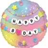 18" Happy Birthday Friendship Bracelet Foil Balloon
