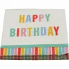 Happy Birthday Stripes Beverage Napkins, 20ct. by Celebrate It™