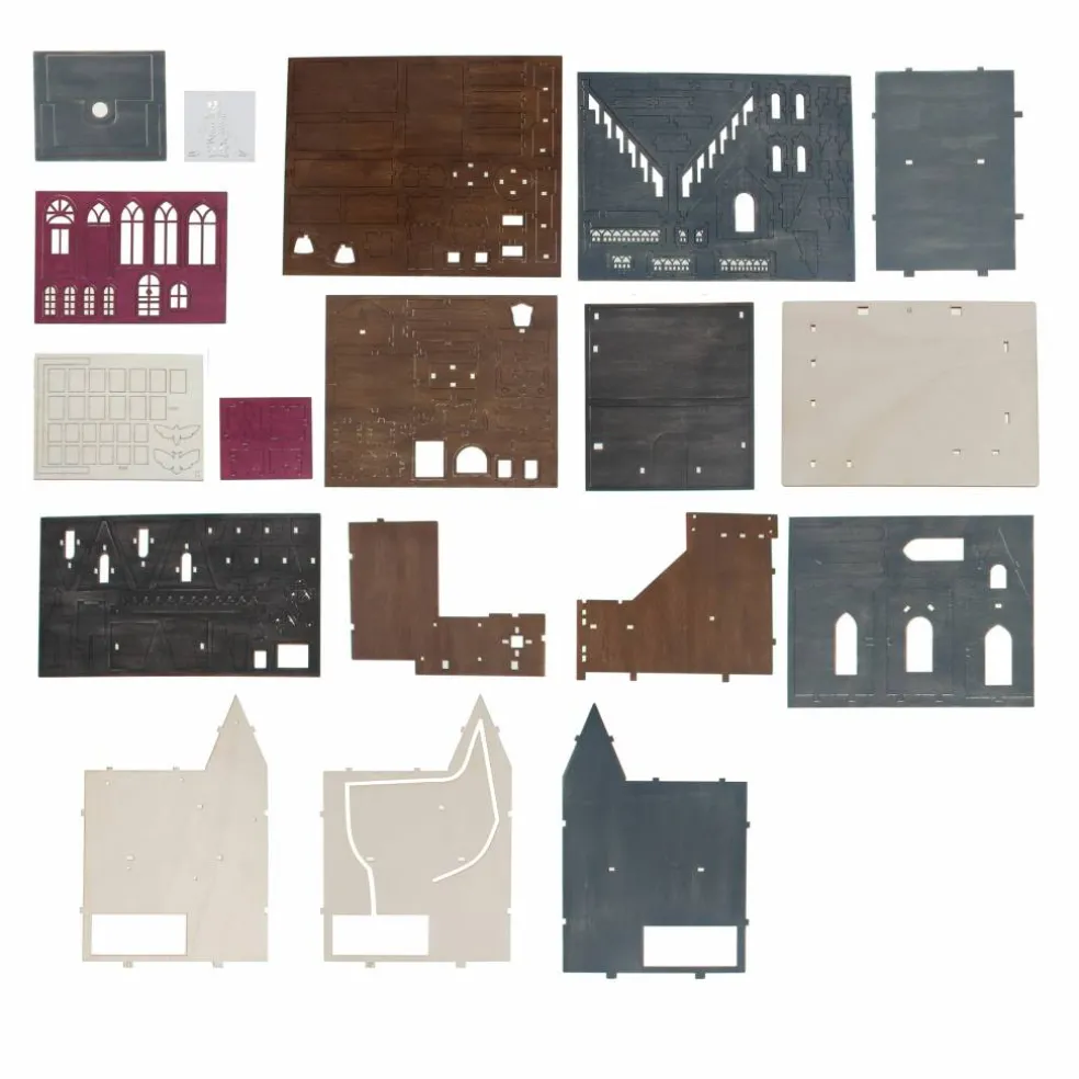 Haunted House DIY Lighted Diorama Kit by Make Market®