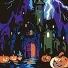 Haunted Houses Paint Marker-by-Number Kit by Artist's Loft®