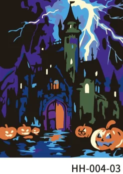 Haunted Houses Paint Marker-by-Number Kit by Artist's Loft®