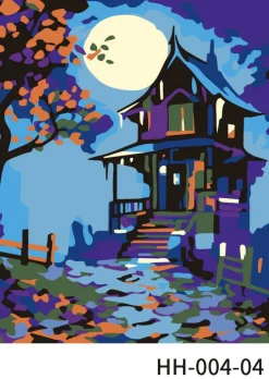 Haunted Houses Paint Marker-by-Number Kit by Artist's Loft®