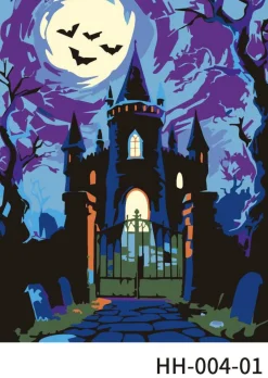 Haunted Houses Paint Marker-by-Number Kit by Artist's Loft®