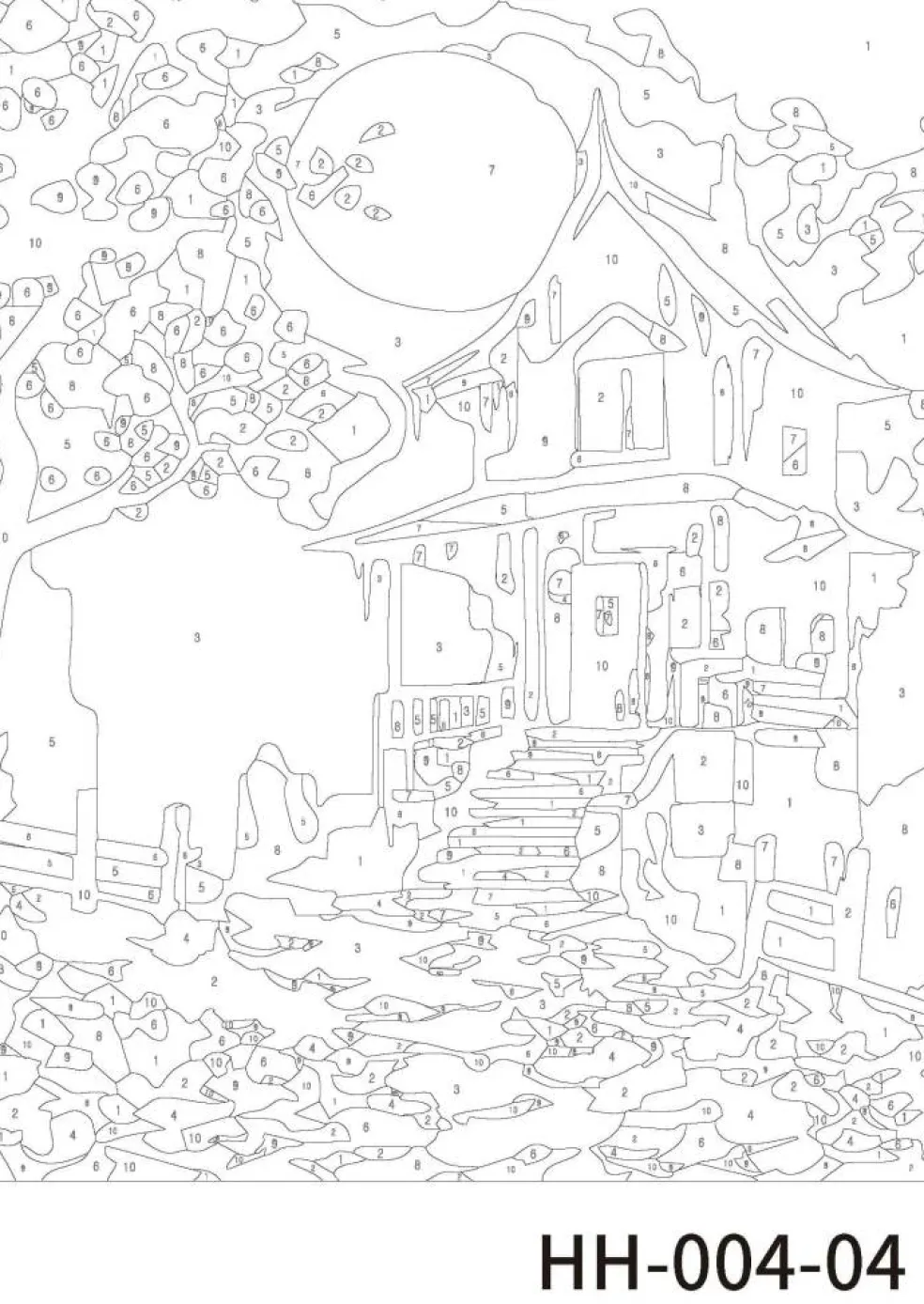 Haunted Houses Paint Marker-by-Number Kit by Artist's Loft®