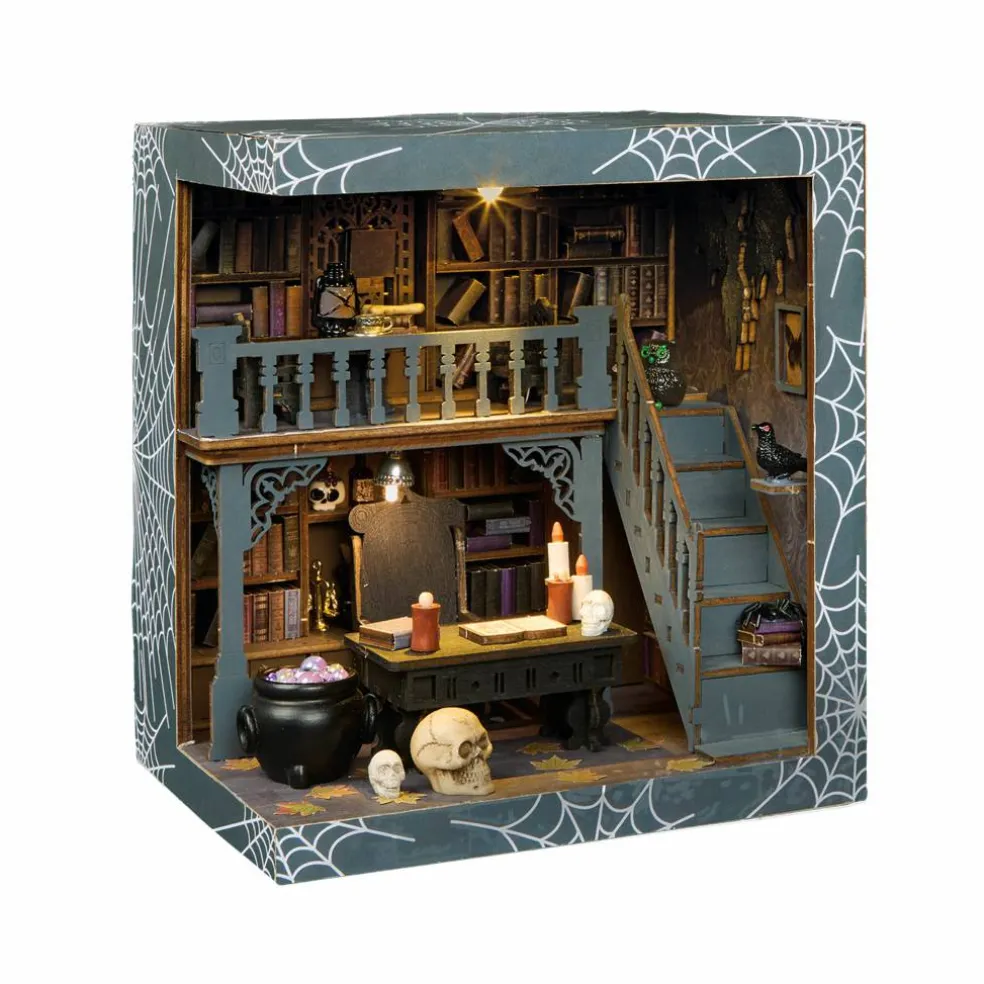 Haunted Library DIY Lighted Diorama Kit by Make Market®
