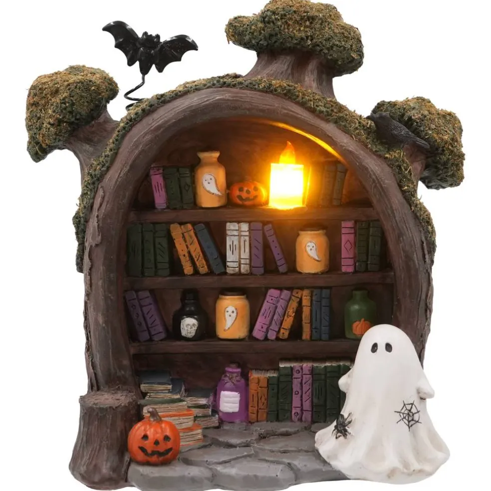 6" Haunted Library Tree LED Mini Decoration by Ashland®