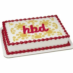 HBD Edible Icing Sheets- Assorted Image Cake Toppers-Frosting Sheets- Cookies- Cupcake Toppers
