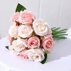 12 Head Silk Rose Flowers